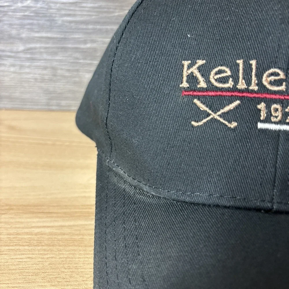 American Needle Keller GC 75th Anniversary Golf Hat Black Strapback Mens OSFA